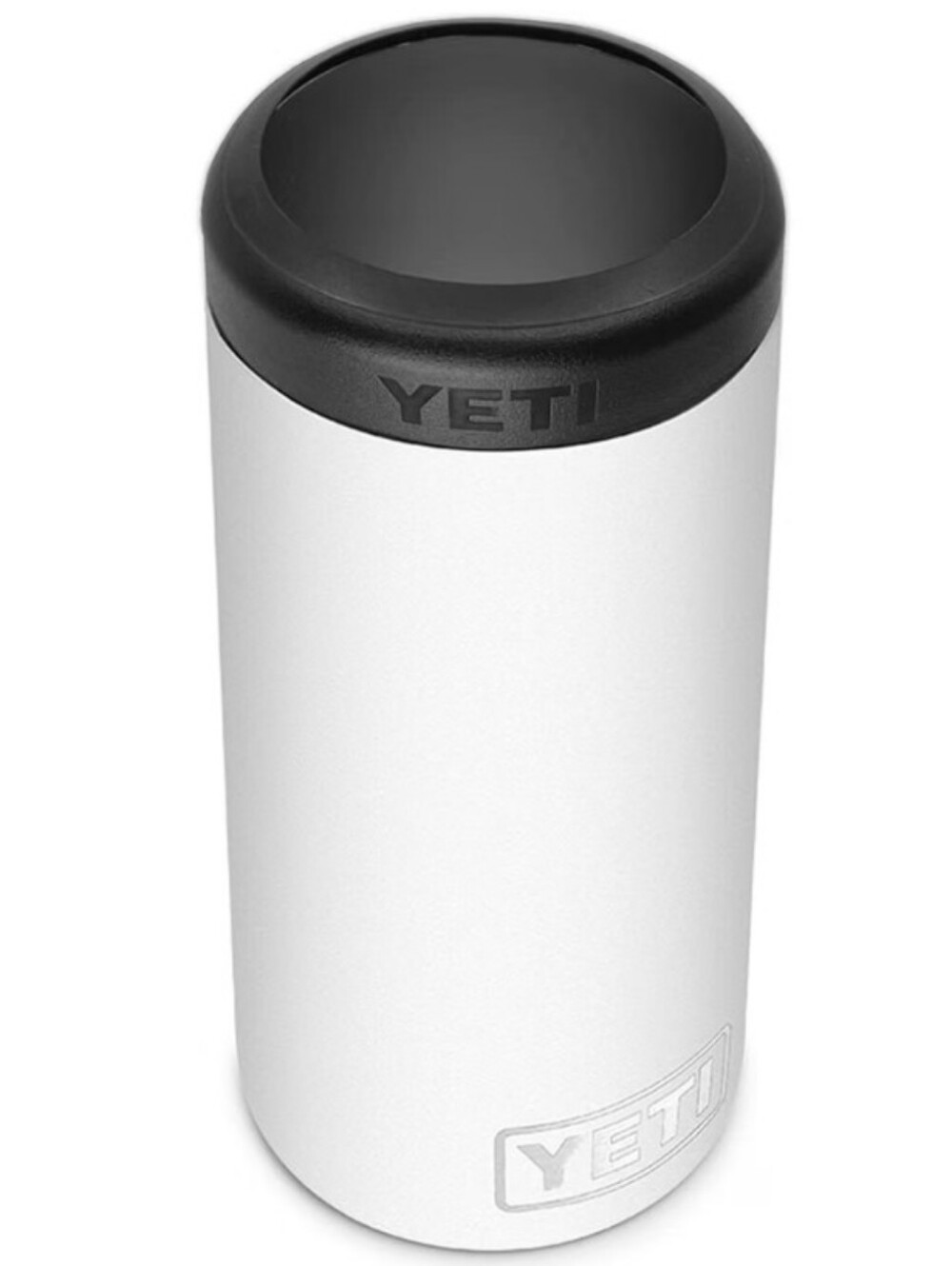 YETI 12oz Slim Rambler Colster Can Insulator White & Black (Without Can Insert)